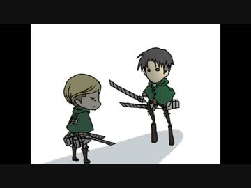 【進撃の巨人】調査兵団ラッシュ【手書き】