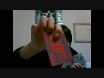 カードを上に持ってくる手品（クローン病に負けたくない）