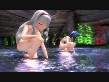 【MMD】あずさと貴音 リベルニア公国の洞窟でGLIDE【HD 60fps】