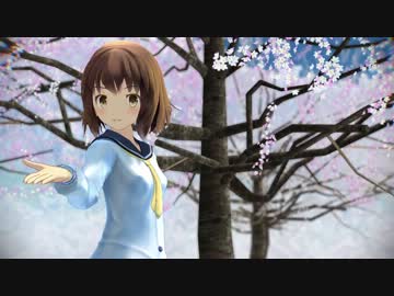 【｢好き｣って言って♡】春で桜でおじゃま虫【雪風：MMD艦これ】