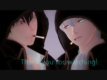 【MMD銀魂】銀さんと土方さんのシザーハンズ