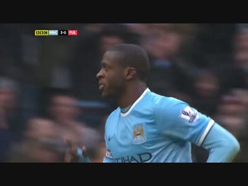 【MOTD】EPL13/14 マンチェスター・シティvsフラム ハイライト