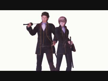 【MMD銀魂】近藤と沖田でVALENTI