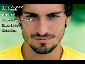 【サッカー】サッカーイケメンベストイレブンをつくってみた【海外】