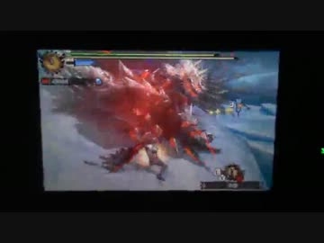 【MH4K】集★6 '獄狼竜' ジンオウガ亜種 - 非段差 非発掘 大剣 3分38秒