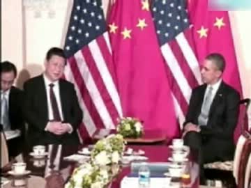 ハーグでの米中首脳会談と中国の厚待遇を満喫するオバ家族ｗ