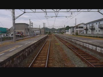【前面展望】松山ー堀江【予讃線】