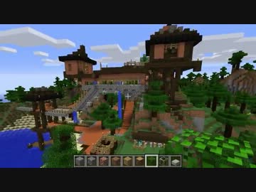 【Minecraft】赤めな自宅周辺紹介【ゆっくり実況】