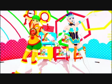 【MMD】ブルーローズとドラゴンキッドでビバハピ【タイバニ】