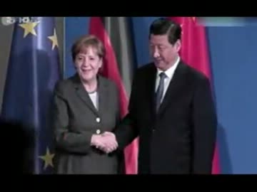 中国の主席がドイツを初めて訪問人権問題の抗議も経済連携強化w