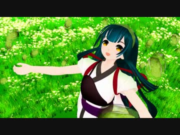 【東北ずん子】ずんだが降ってくるパーティクルが配布されたと聞いて！