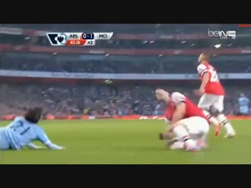 【サッカー】Arsenal vs Manchester City Highlight【3/29】