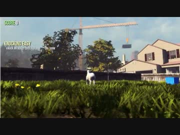【ゲーム実況】ヤギが主人公のゲーム　Part1　【Goat Simulator】