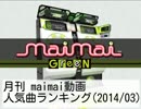 月刊 maimai動画人気曲ランキング(2014/03)