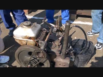 [いにしえの発動機たち] 1959年頃 ヤンマーディーゼル NTS70R形 3馬力