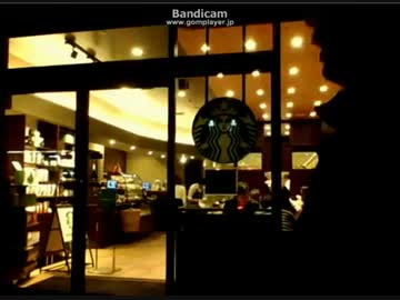 ［ニコ生］nobu スタバに爆竹テロ