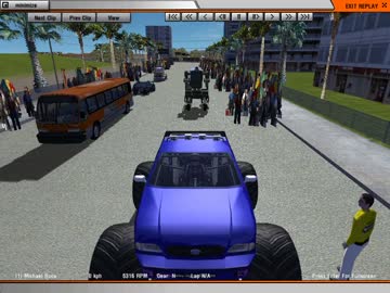 (rFactor) デカい車 対決