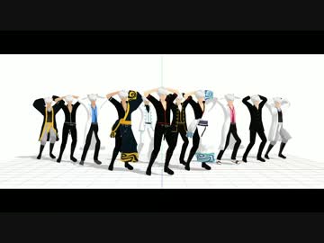 【MMD銀魂】Scream and Shout【坂田さん達】