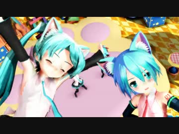 【MMD】ビバハピ【ちびミク誕生祭2014】