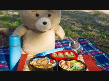 ウサチョフのきまぐれクッキング　『春のおべんとう』