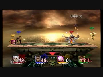 【スマブラX】おきらく乱闘でリンチ退治１３２