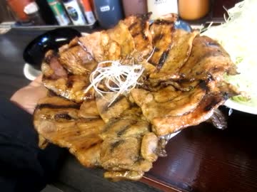 帯広豚丼『とんたん』　とろろ豚丼セット松 大盛り