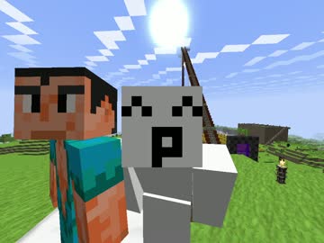 「Minecraft」　友達と作ってみた。