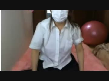 ニコ生　JK　筋トレ