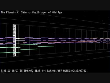 【MIDI】ホルスト / 組曲「惑星」より「土星」
