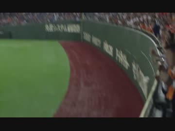 【観客が妨害？】巨人・坂本の打球 ビデオ判定で本塁打が二塁打に