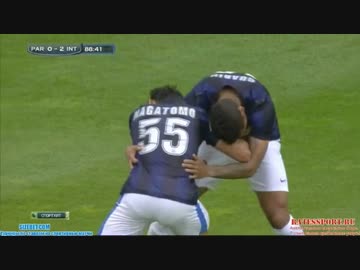 【長友佑都】パルマ vs インテル【ハイライト：ショート版】