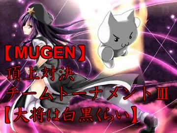 【MUGEN】頂上対決チームトーナメントⅢ【大将は白黒くらい】PART13