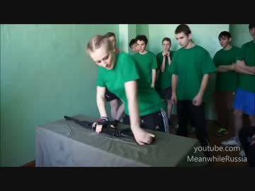 【おそロシア】ロシアの中学校ではAK-74の分解組み立て実習があるらしい