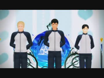 【進撃のMMD】ジャージ3人でSpending All My Time