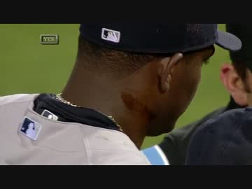 ピネダ、首に松ヤニを付けていたことがバレて退場