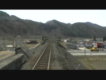 【前面展望】小本ー田老【三陸鉄道・北リアス線】