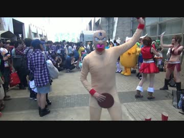ニコニコ超会議3のコスプレエリアにて