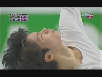 【ESPドイツ実況字幕付】 町田樹　2014　世界選手権　SP