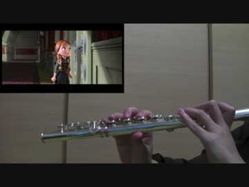 【フルート】『雪だるまつくろう』を吹いてみた【ぴえーる】