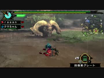 【MHP3】クッソうるさい二人の狩猟生活記 -6.7日目-