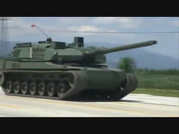 トルコ陸軍 新型戦車「アルタイ」各種試験（走行・射撃）映像