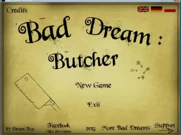 海外フリゲ実況「Bad Dream：Butcher」前編