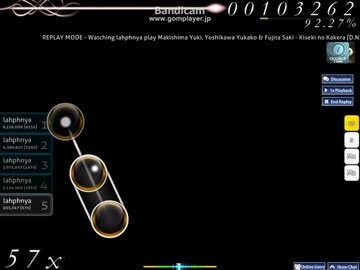 osu! Makishima Yuki, Yoshikawa Yukako & Fujita Saki - Kiseki no Kakera DTHD