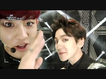 EXO-K - Interview&amp;Up Next&amp;Overdose&amp;Ending@M Countdown【140508】