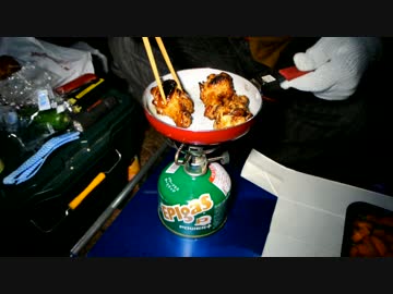 【夕食】立場川にキャンプに行こう！2014 その２【のんびりセローで】