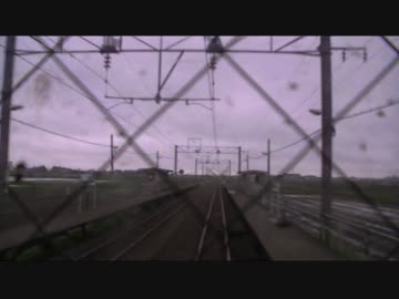 【後面展望】余目－酒田【寝台特急・あけぼの 第3部Vol.2】