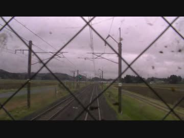 【後面展望】羽後本荘ー秋田①【寝台特急・あけぼの 第3部Vol.8】