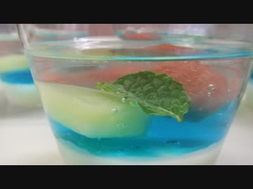 【210作目】海辺のゼリー作ってみた【お菓子作成】
