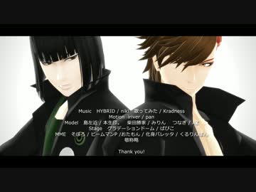 【MMD戦国BASARA】若手コンビでHYBRID