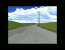 【MMD】岬周辺の道路を走ってみるテスト